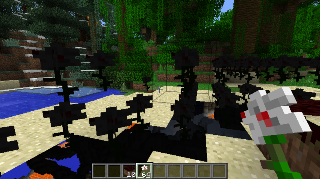 How to code a flower on Minecraft