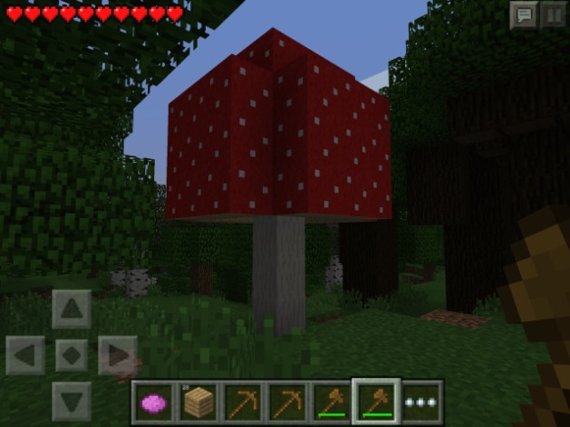 What is this giant mushroom thingy in minecraft P.E and what can you do with it - 1