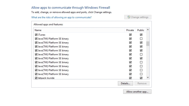 Can't host LAN world for others to connect to. Firewall 