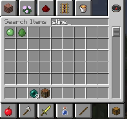 In Minecraft creative mode I can t make or spawn Slime Blocks, I have the latest update 1.7.10 - 1