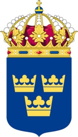 What does the Swedish three crowns coat of arms mean
