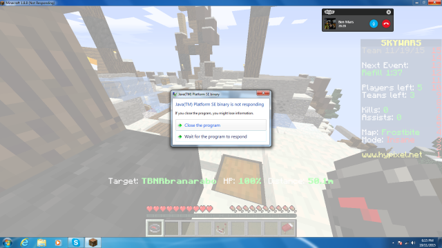 My minecraft crashes every 10 minutes or so, why