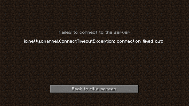 Why can t I connect to any servers
