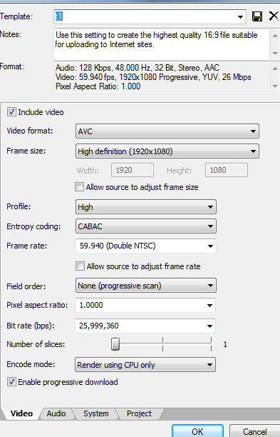 Sony Vegas Pro 13 Rendering Issues - 1