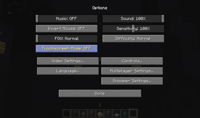 Minecraft clicking problem